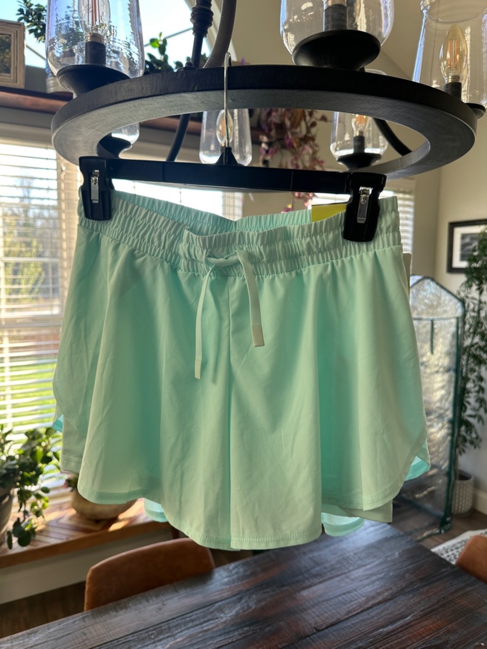 all in motion Mint Green Athletic Shorts with Drawstring Waist